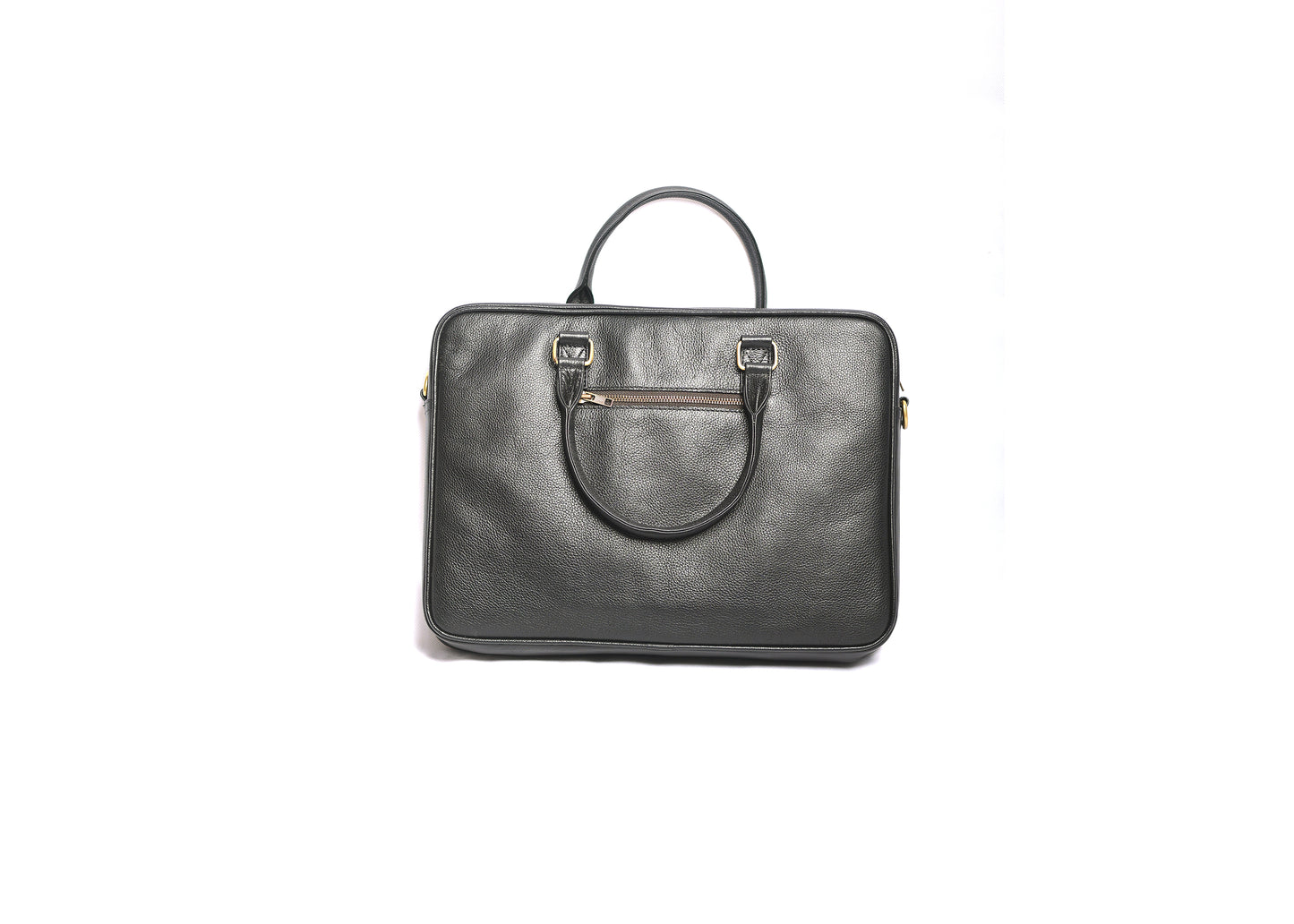 The Black Dotted - Laptop business Leather Bag