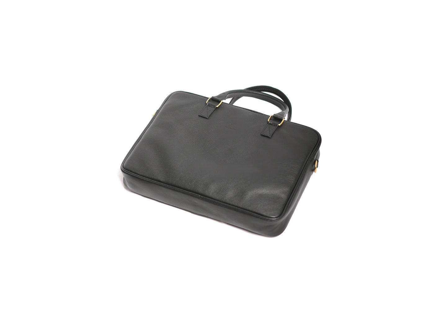 The Black Dotted - Laptop business Leather Bag