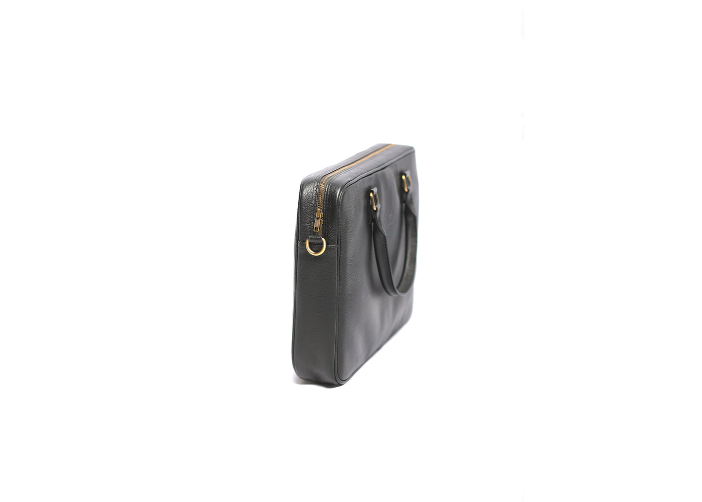 The Black Dotted - Laptop business Leather Bag