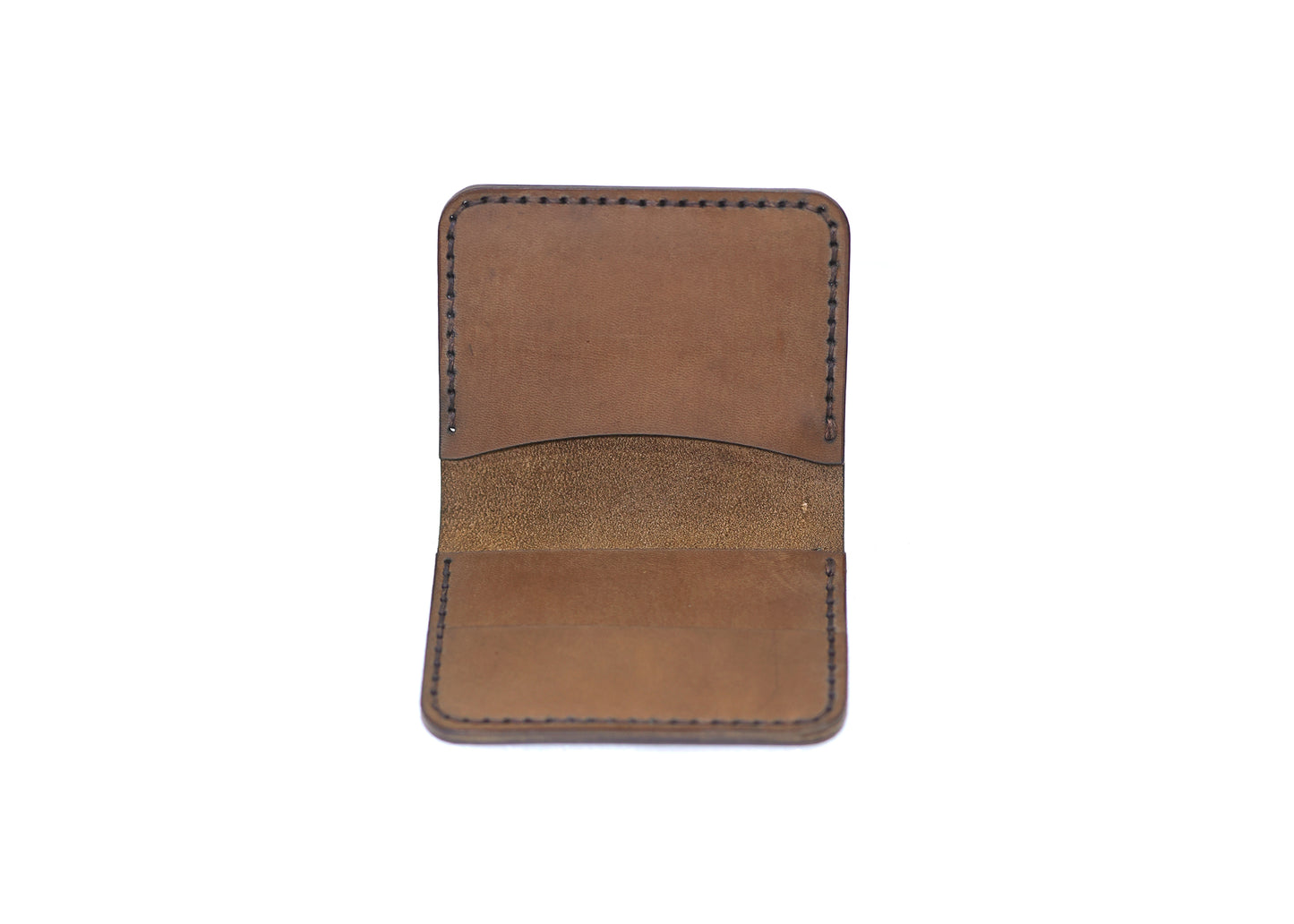 The Brownstone: A Leather Bifold Wallet |Brown Color|