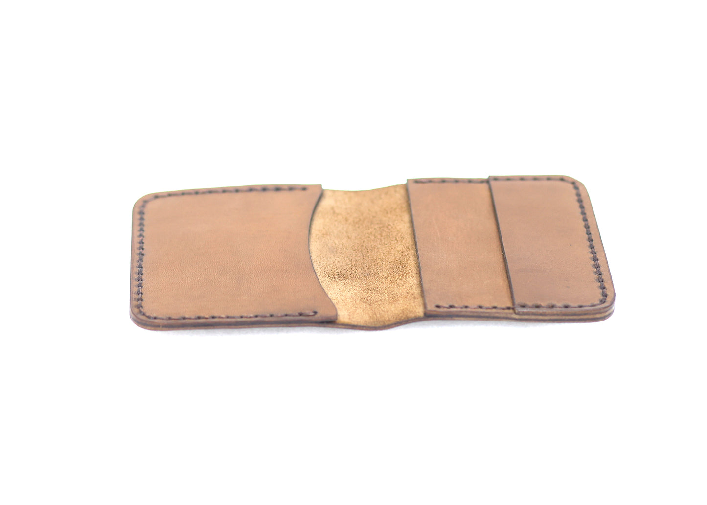 The Brownstone: A Leather Bifold Wallet |Brown Color|