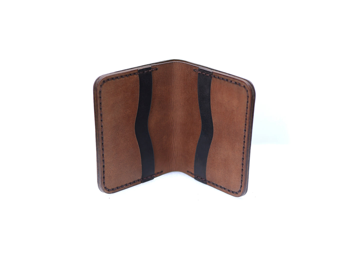 The Vertique - Brown Leather Cardholder Wallet