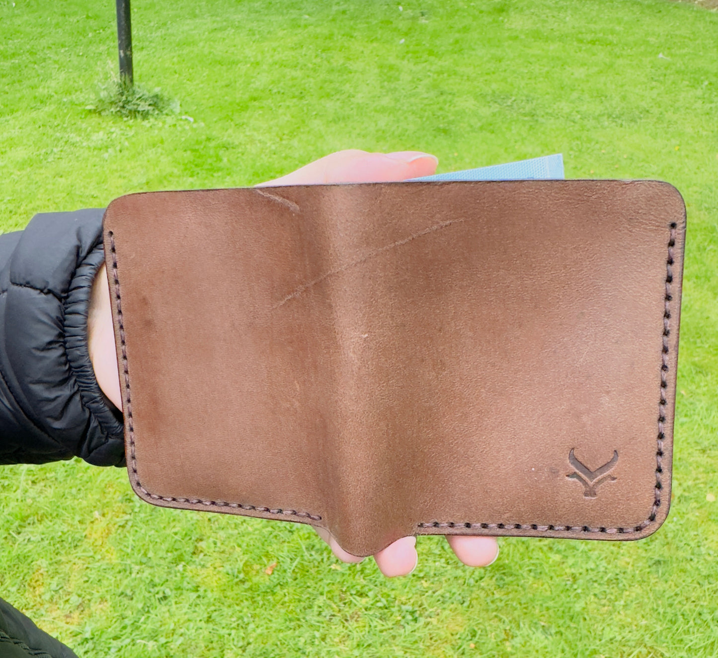 The Vertique - Brown Leather Cardholder Wallet