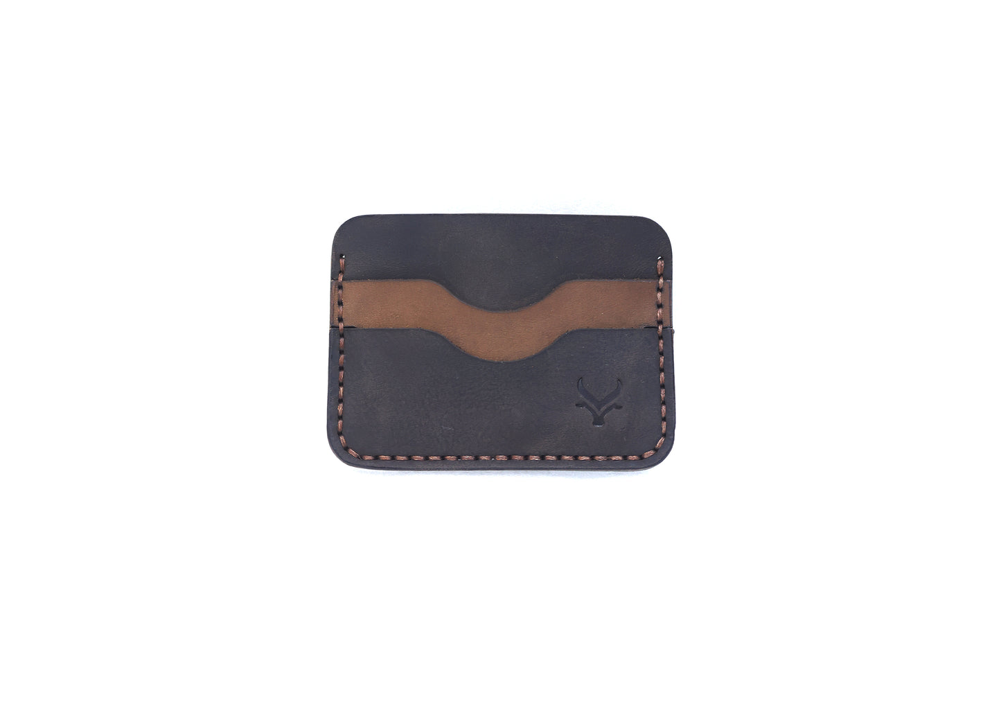 The Modernist: A Leather Cardholder Wallet - Black Color