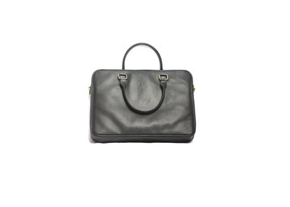 The Black Dotted - Laptop business Leather Bag