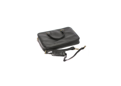 The Black Dotted - Laptop business Leather Bag