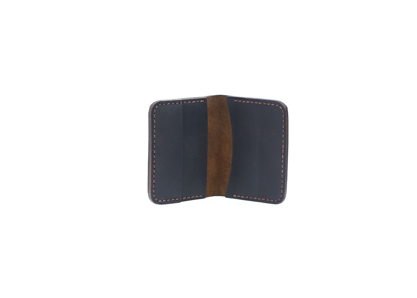 The Blackstone: A Leather Bifold Wallet |Black Color|