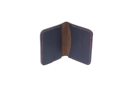 The Blackstone: A Leather Bifold Wallet |Black Color|