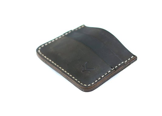 The Artisan- Black leather card holder