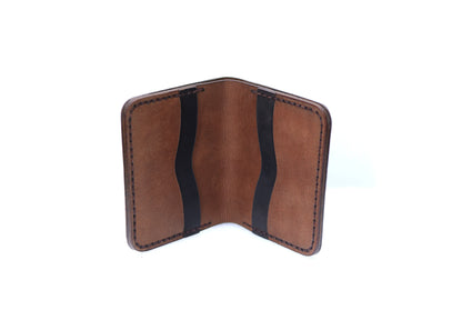 The Vertique - Brown Leather Cardholder Wallet