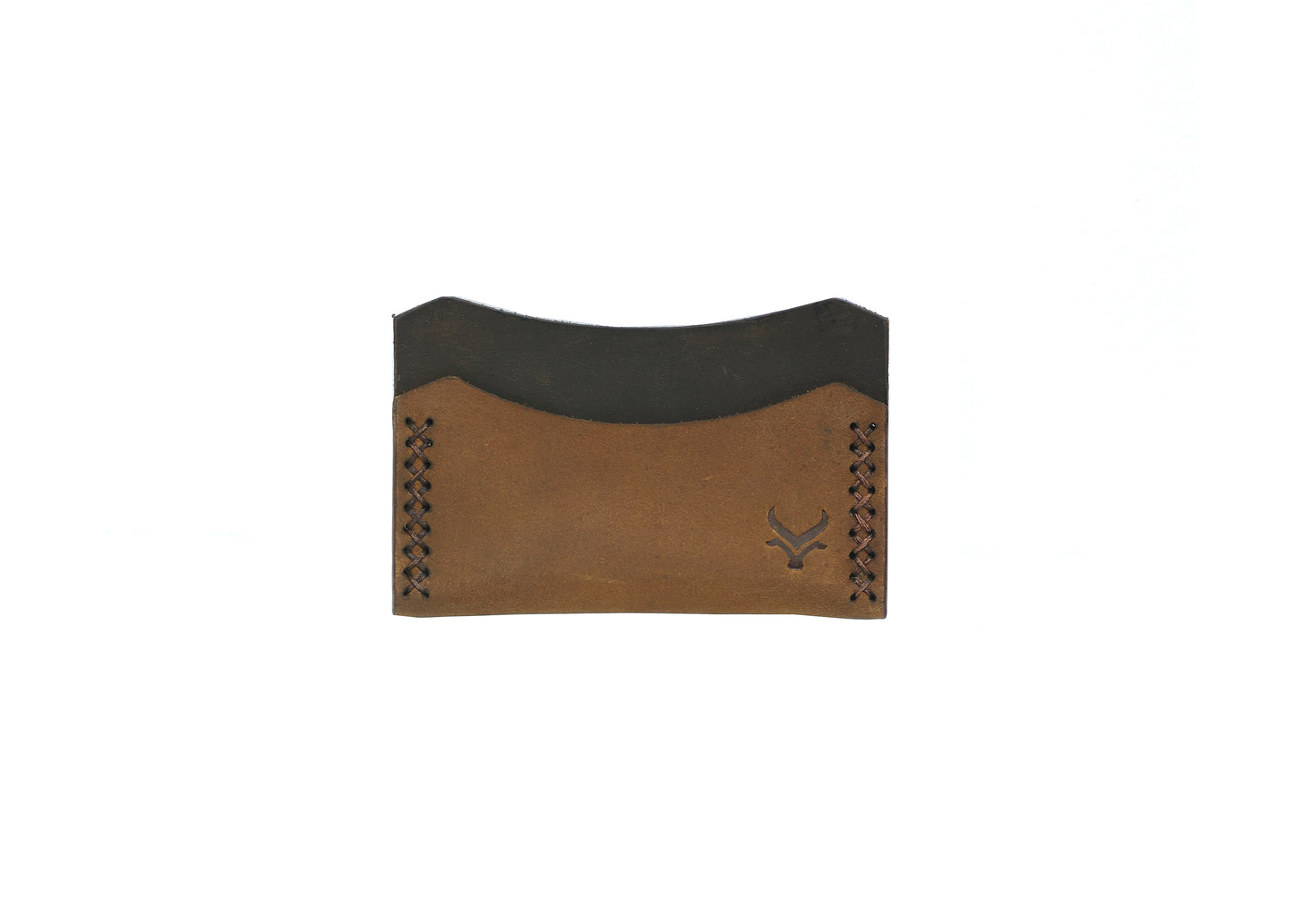 The Cognac- A Leather Cardholder Wallet - Brown Color
