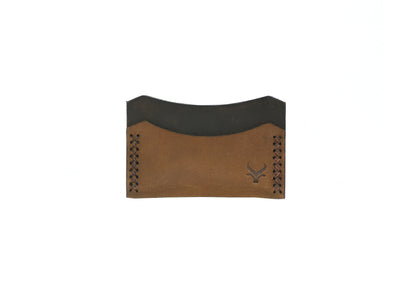 The Cognac- A Leather Cardholder Wallet - Brown Color