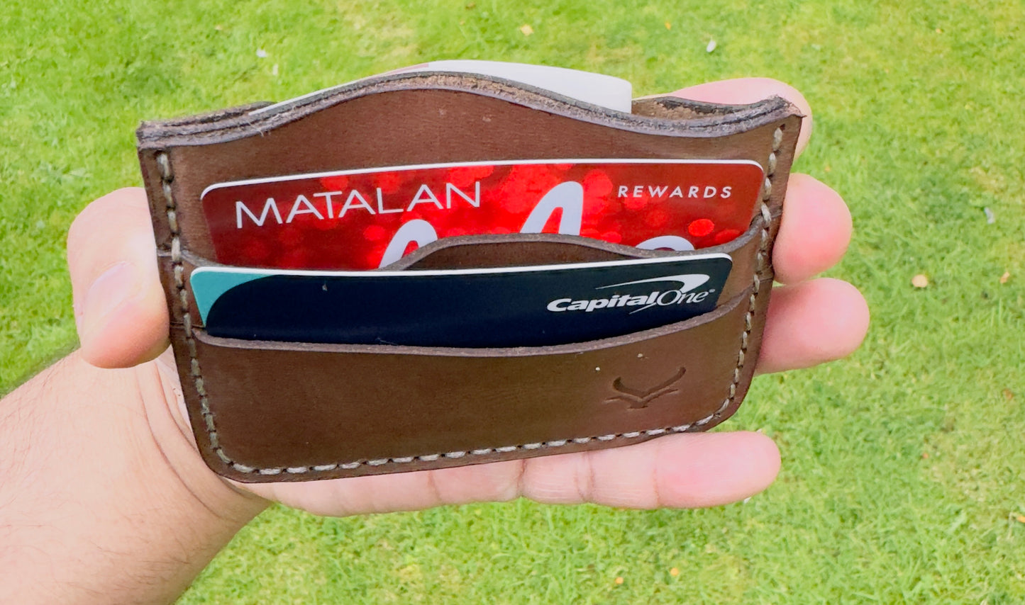 The Artisan- Brown Leather Card Holder