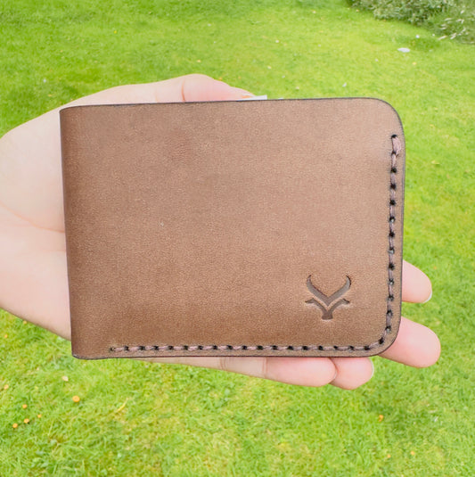 The Timeless: A brown leather Bifold Wallet